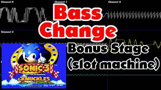 Sonic 3 and Knuckles - Bonus Stage (Slot Machine) - Bass Change