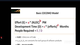 COCOMO MODEL part2