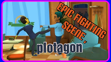 EPIC FIGHTING in plotagon by king anime . part 3