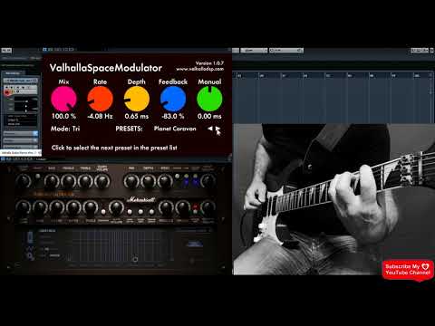 Valhalla DSP Space Modulator Guitar Sound Demo Full Preset Review / Chorus  / Flanger / Phaser