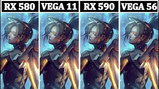Ryzen 5 2400G Vega 11 Vs Rx 580 Vs Rx 590 Vs Vega 56 Tetsed 13 Games