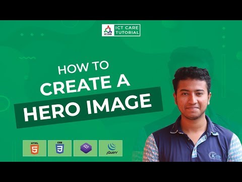 How To Create a Hero Image in Web Site || Create a Hero Image in CSS || Hero Image in Boot Strap ||