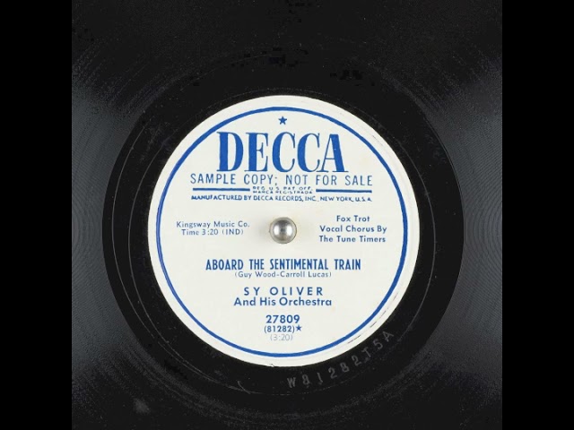 Aboard The Sentimental Train (1951) - The Tune Timers adlı videoyu YouTube'da izle