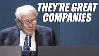 Warren Buffett on See's Candy and NetJets Position