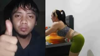 Reaksi video lucu nonton Tante kimaya agata goyang wik wik