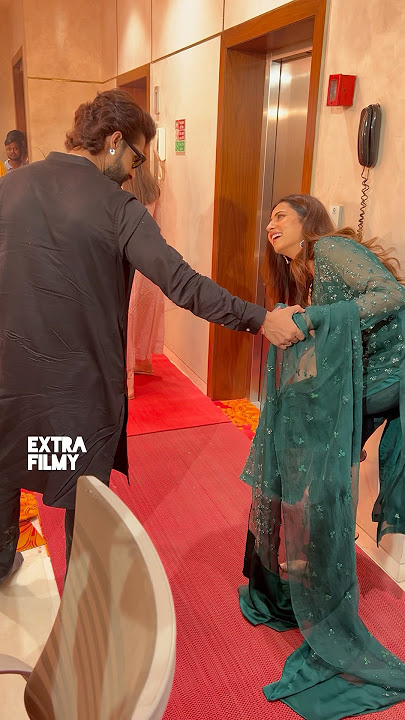 Ravi Dubey With Wife Sargun Mehta #husbandwife #sargunmehta #ravidubey #ytshorts @Extrafilmy