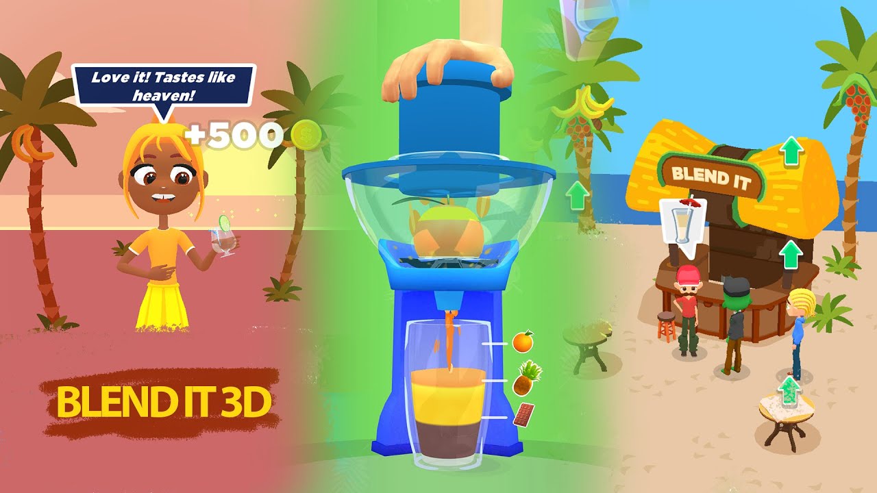 BLEND IT 3D - Mobile game. Video review / BLEND IT 3D - Мобильная игра. Видеообзор.