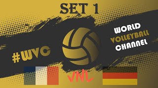 Women's  #VNL 2024 Week 1 Match #5 France vs Germany (Set 1) - Turkey, Antalya