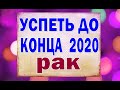 РАК 🔷 Что УСПЕТЬ до КОНЦА ГОДА?  Таро прогноз гороскоп