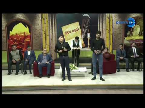 Tunar Imisli & Sahin Hokumeli - Aglayan Zaman | Dunya Tv Soz Esqi Meyxana Yarismasi (2020)