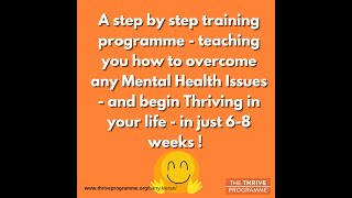 Treatment for Anxiety and Panic attacks online with The Thrive Programme