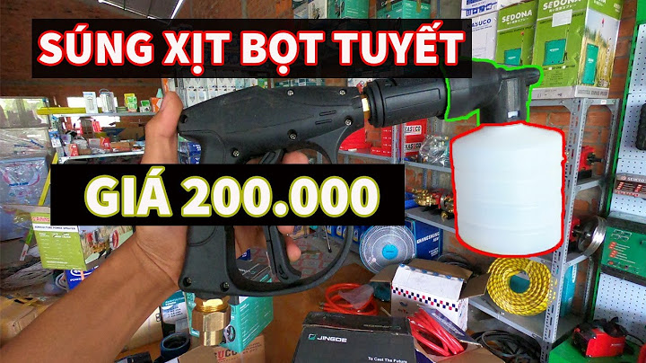 Giá máy rửa xe bọt tuyết