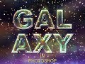 Photoshop Tutorial - Galaxy Text Effect in Photoshop