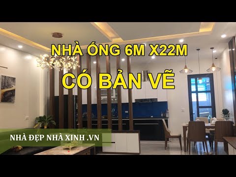 Video Mẫu Nhà Ống 6m x 22m x 2 Tầng - Có Bản Vẽ Thiết Kế Kèm... - youtube