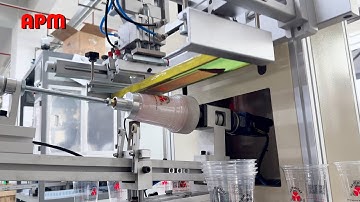 Servo Semi-Automatic Screen Printer Demonstration  Single Color & Multi Color Cup Printing