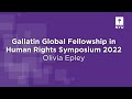 Gallatin Global Human Rights Fellow Olivia Epley - UK, 2022