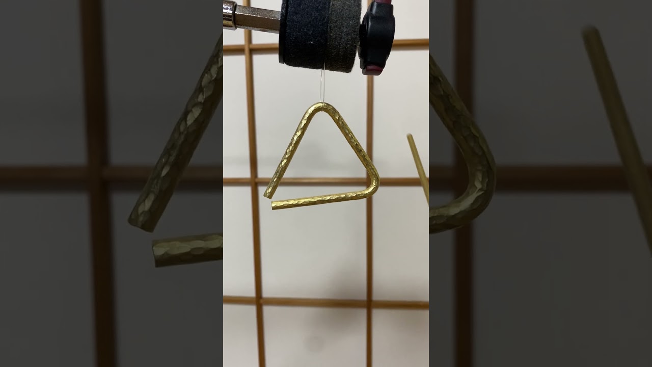販売中］ トライアングル 真鍮製 5mm×6cm - YouTube