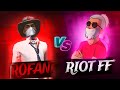 Rofani  vs riot ff  1vs custom room  most danger fight  riotffofficial