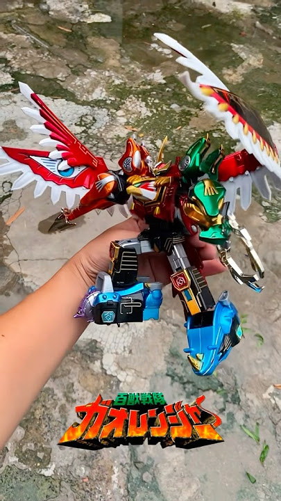 Repaint Gao icarus Gaoranger custom style chrome Dx #gaoranger #bandai #megazords #toys #sieunhangao
