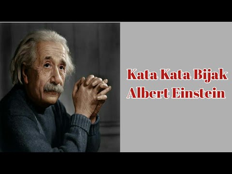  Kata kata  bijak  Albert  Einstein  YouTube