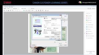 How To Print From A Pdf File Using The Imageprograf Printer Driver