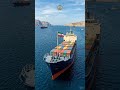 Cargo Ship Shooting at Sea (Simulation)