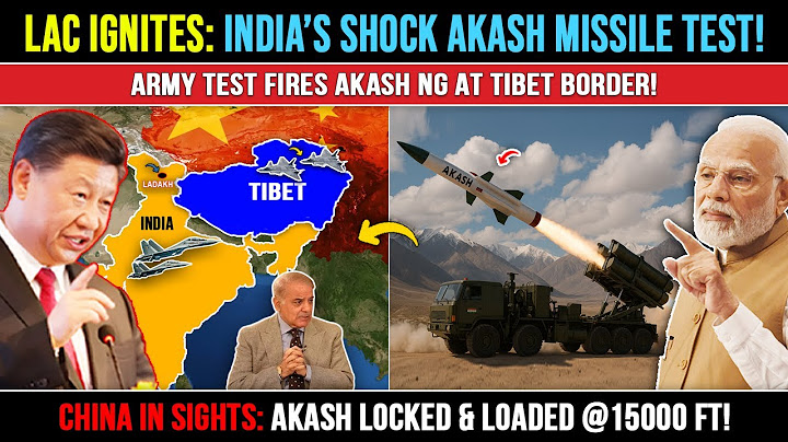 Indian Army's Akash Air Defence System TESTED at Tibet Border | Defence News | India vs China