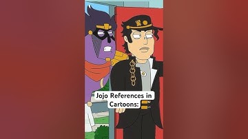 Jojo References in Cartoons: #jojosbizzareadventure
