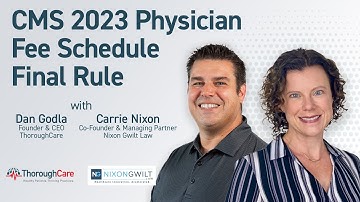 CMS 2023 Final Rule: Interpreting the Medicare Physician Fee Schedule