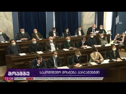 საკომიტეტო მოსმენა პარლამენტში