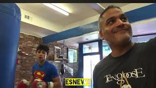 Ryan García blazing fast hand speed at age 17 EsNews boxing 