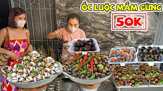 The Girl Selling Boiled Snails with Fish Sauce and Ginger for 50K Is Confident That The Product I...