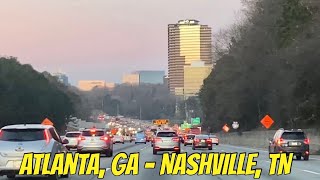 ROAD TRIP ATLANTA, GA to NASHVILLE, TN | WATER FROST ALONG THE WAY
