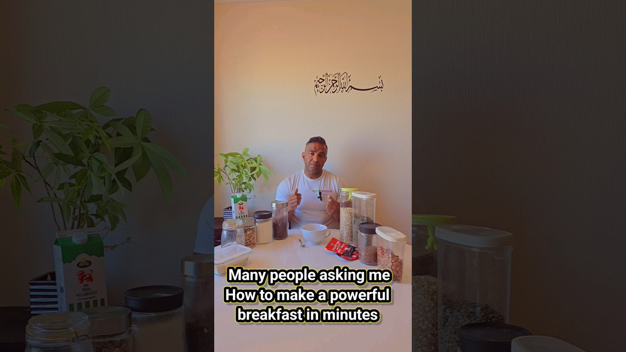 Fat burning, Muscles Building, Powerful Breakfast,  in 1 minute. 