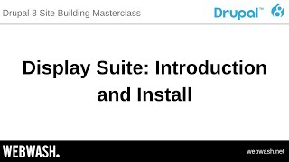 2.14 - Display Suite: Introduction and Install