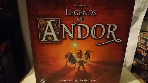 LEGENDS OF ANDOR Board Game Front Cover 04.04.20