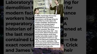 A Maintenance Worker Almost Demolished the Room Where DNA Was Discovered.