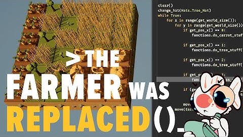 PROGRAMMING our own ROBOT!  ..to FARM!? | The Farmer Was Replaced