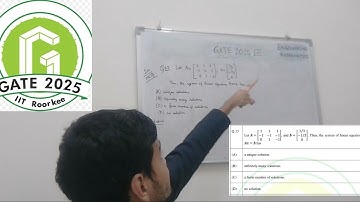 GATE 2025 EE Question 13 Engineering Mathematics detailed solutions