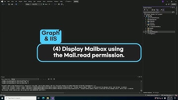 Microsoft Graph & IIS. (4) Display Mailbox using the Mail.read permission #graphapi