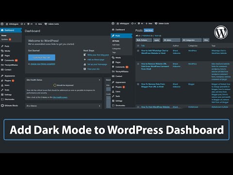 How to Add Dark Mode to Your WordPress Dashboard 2020
