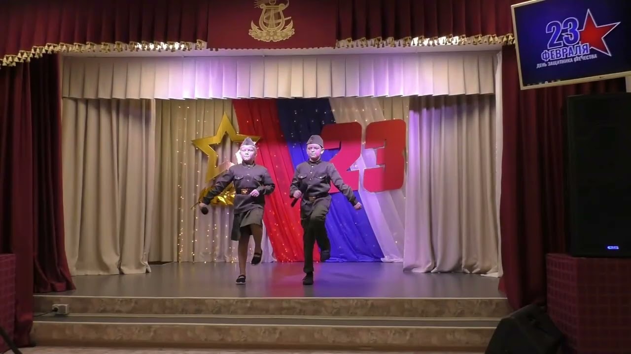 Концерт к 23 февраля в КДЦ п.Приобский, НСО, 19.02.26 г.