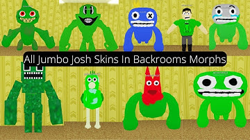 All Jumbo Josh Skins In Backrooms Morph (ROBLOX)