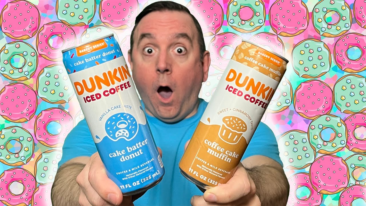 Dunkin Iced Coffee Cans Review Dunkin Cake Batter Review Dunkin