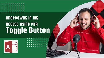 Create Dropdowns from Toggle Buttons in MS Access using VBA  |  MS Access | Toggle Buttons