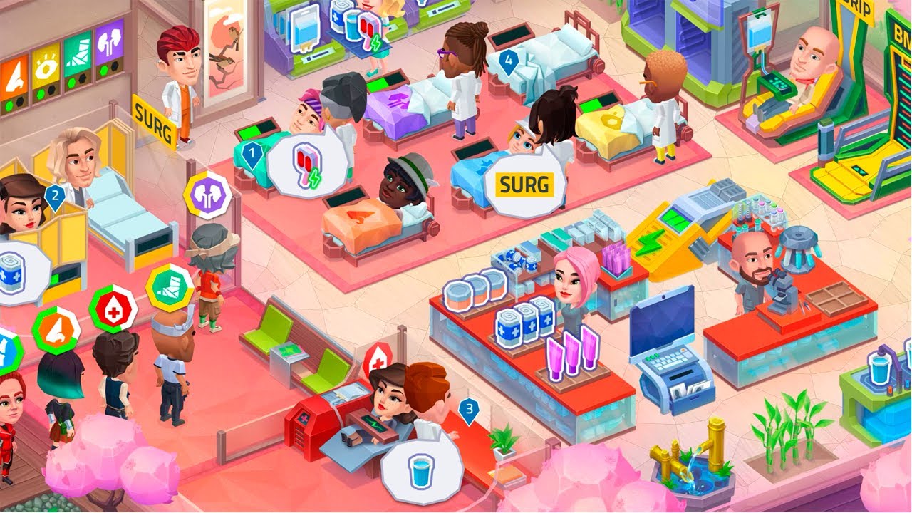 Happy Clinic: Hospital Game Best Hospital Game Mobile Android ios Gameplay
