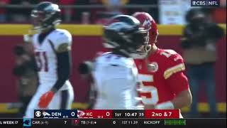 Every reception of Patrick Mahomes career