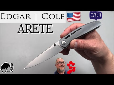 Unboxing… something… especially… and extremely… epic… from Edgar & Cole… my Arete knife!
