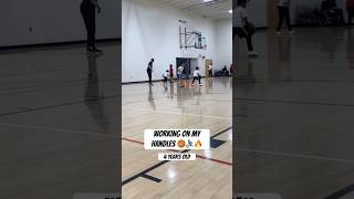 4 Year Old Working On Dribbling
