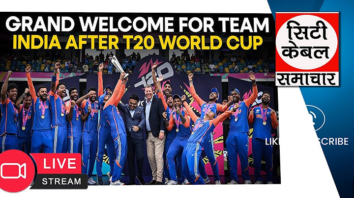 LIVE: JEET KA JASHN! Team India's T20 World Cup Victory Parade |Live || 04 07 2024